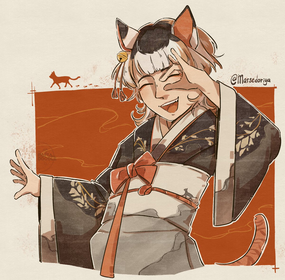 Used to be in the biggest art block known to man, but doodling for myself and commissions have been such an enjoyable time for me ✨️

Do consider getting a fun doodle commission 🤤 they're cheap for you and especially fun for me to do!
#commission #vgen
vgen.co/pasta_doodle