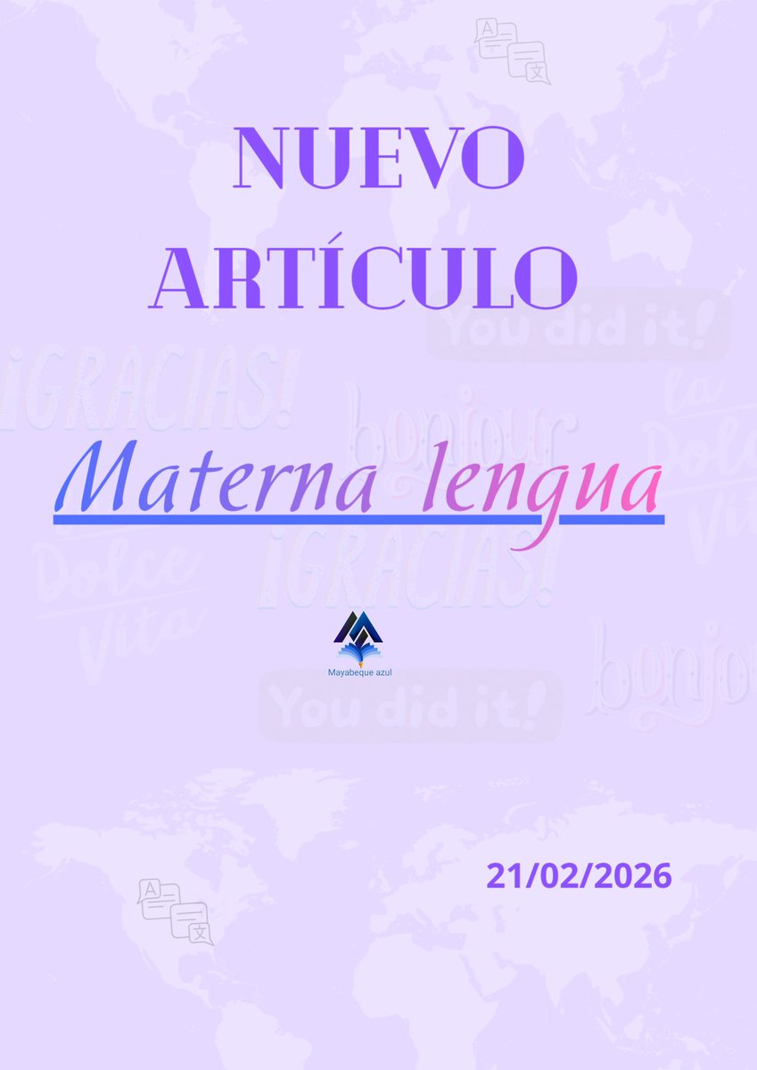 Feem_mayabe's tweet photo. Cada 21 de febrero celebramos el Día Internacional de la Lengua Materna 🗣️.

Desde el poder único de cada idioma 🔠 el mundo equilibra sus pasos 👣, se expresa, vive y busca el propósito de su materna lengua.🌎

📌 Enlace del artículo: https://t.co/T90kTDZuwg https://t.co/zLlEDNNGk0