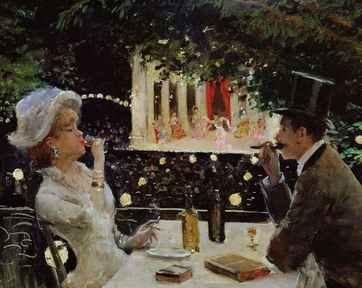 Dinner at the Ambassadors

- Jean Beraud, c. 1880