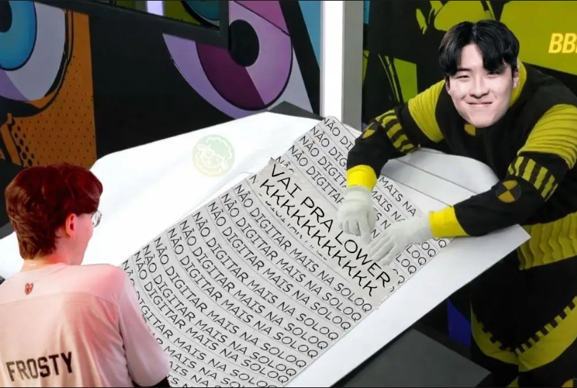 O Frosty foi BARRADO da final pelo Bull e foi mandado para a Lower Bracket.

🚫✋