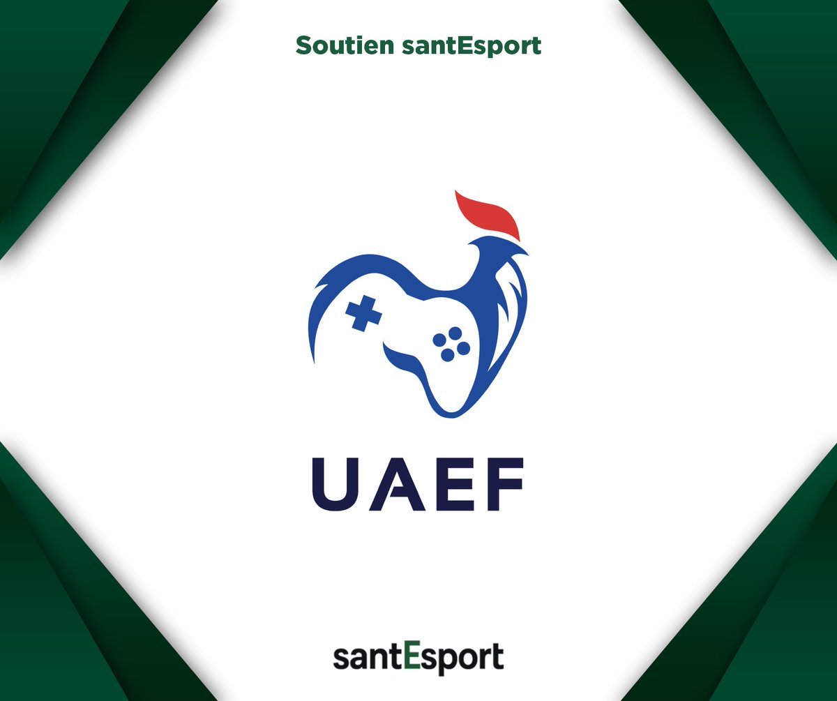 Nous sommes très fiers d'annoncer que l'Union des Associations Esportives de France (UAEF) apporte officiellement son soutien à l'initiative santEsport.🤝

L'UAEF joue un rôle crucial dans la structuration du tissu associatif esportif en France. Ce partenariat renforce notre