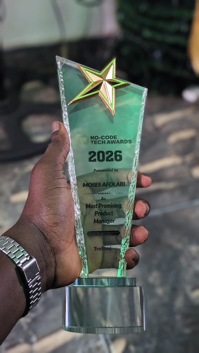 Moses Afolabi, Product Manager tweet media
