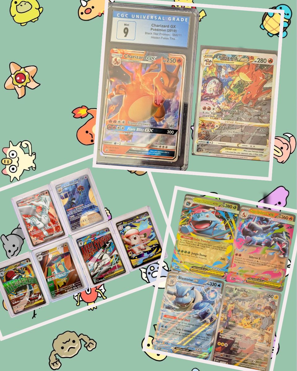 ✨ pokémon card giveaway! ✨
 
to enter:
🧨 follow <a href="/CHARIcollector/">I'm taller than Charizard</a> &amp; <a href="/inxfernal/">jamie 𖤓</a> 
⚡️ repost &amp; like 
🧨 comment your favorite pokemon tcg set :)!

one winner will be chosen on March 2nd/2026 and they will receive all cards pictured here! 

good luck and thanks for being such an