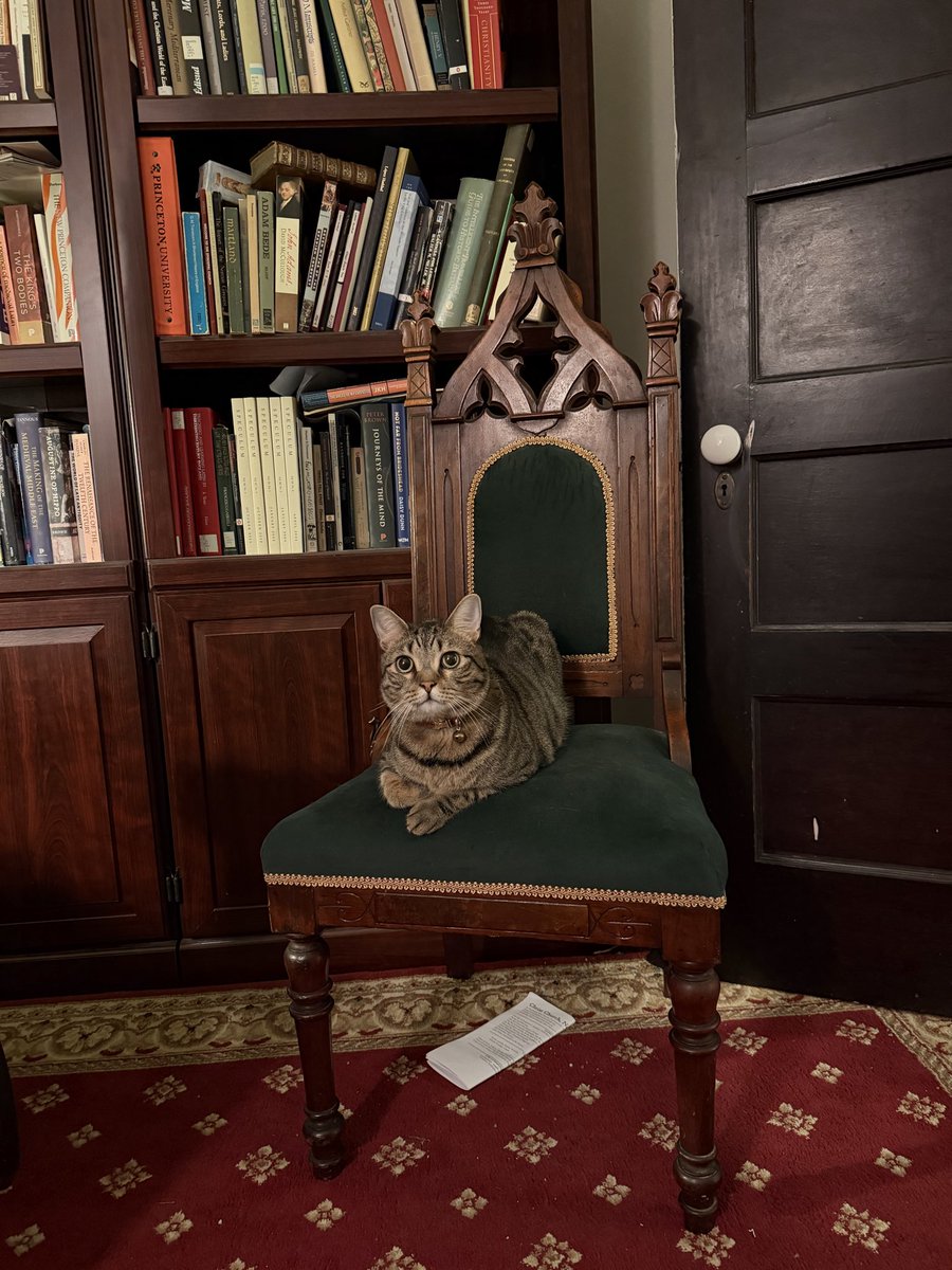 The scholar in his study