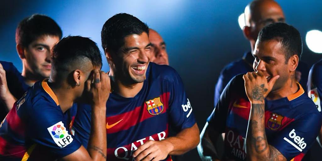 Suarez: Madrid couldn’t even stay at the top for two weeks

Neymar: They’re scared of the top. It’s too hot

Dani Alves: Broooo 😂