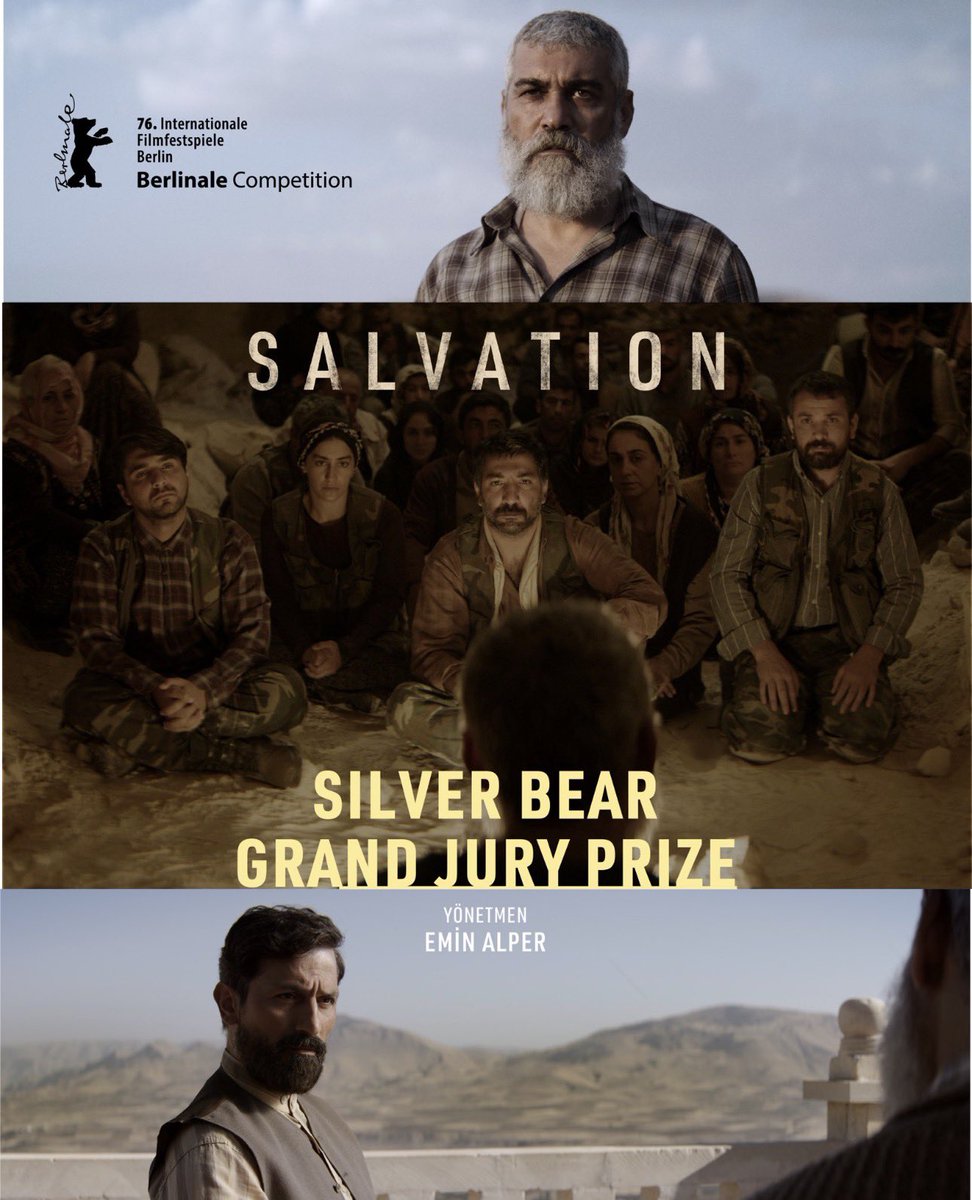 Berlin’de Altın Ayı ve Gümüş Ayı.
İlker Çatak ve Emin Alper. ✨

Politik olanla estetik olanın birbirini düşürmeden yan yana durabildiğini gösteren, çok sevindirici bir başarı.

Tebrikler. 👏🌿

#Berlinale #YellowLetters #Salvation