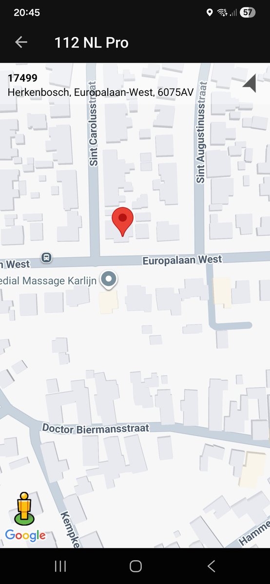 Inzet Ambulance in Herkenbosch