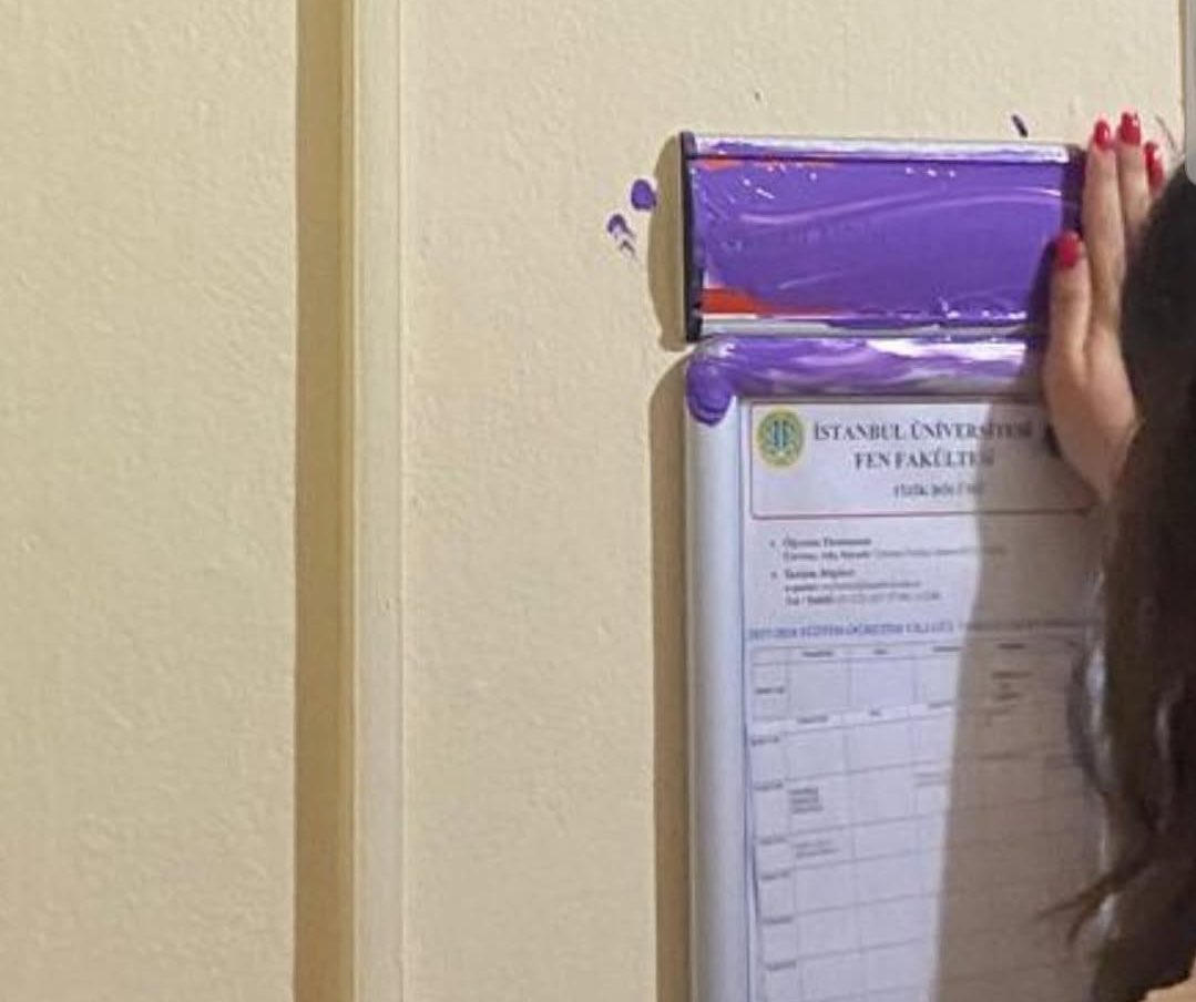 8 MART'A GİDERKEN: Öz Savunma Pratiği Olarak Mor Boya 🫟  [Flood] 

Mor Boya, kadınların iradesini kırmaya, hayatlarını sonlandırmaya, tacizcilerin önünü açmaya yönelik yasaları, politikaları ve uygulayıcılarını teşhir etmek için var ettiğimiz bir pratiktir. 

Devletin şiddet