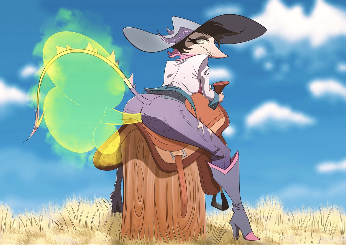 Genderbent Striker was my fictional crush throughout the COVID years. Obviously I commissioned some farty art of her ~<3
Fem-striker farts!