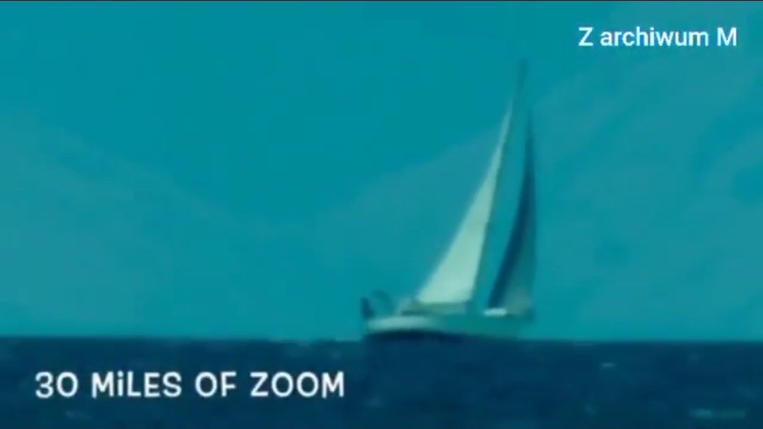 FooleryT's tweet image. "30 miles of zoom" makes no sense. Unless that boat is ~500 ft long, it's not 30 miles away.
