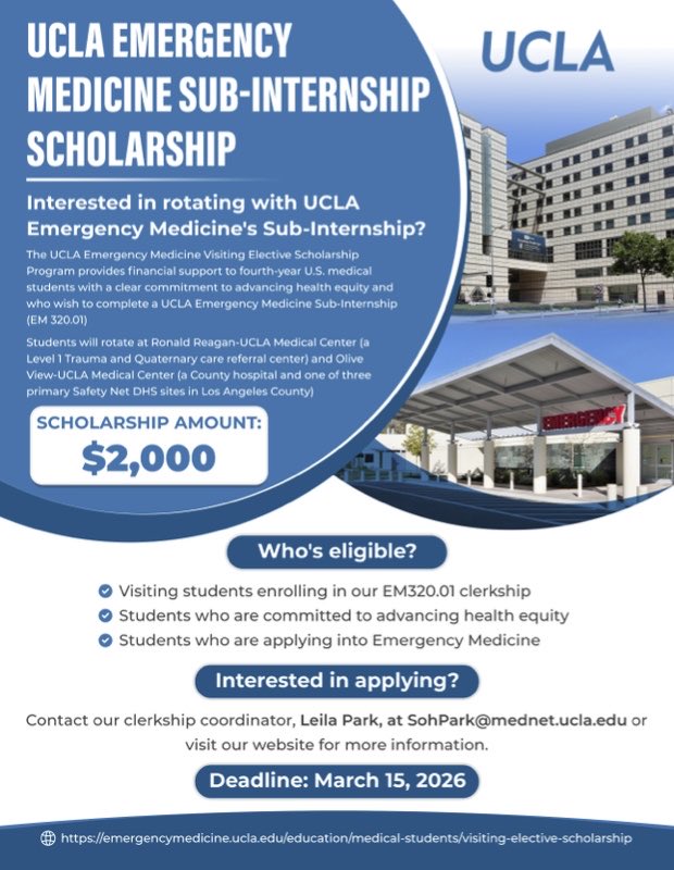 UCLA (RR/OV) EM Residency tweet media