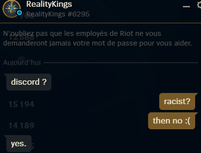 11_zsq's tweet photo. @drewlevin just to make sure, is racism a normal behavior on league nowadays? EUW server
RealityKings#6295
CrushCokWithRock#EUW
Game ID : 7744971020 https://t.co/LREt74cqla