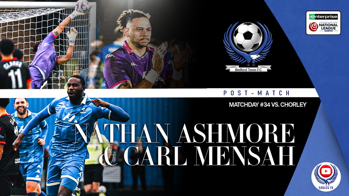 "We're very determined to stay in the league" 🙏

Hear from Nathan Ashmore on his third debut for the club and second goalscorer Carl Mensah after today's 2-0 win over Chorley 🎙️

youtube.com/watch?v=r-IFsW…