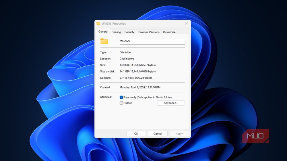 La carpeta WinSxS de Windows ocupa silenciosamente gigabytes en el SSD
makeuseof.com/winsxs-folder-…