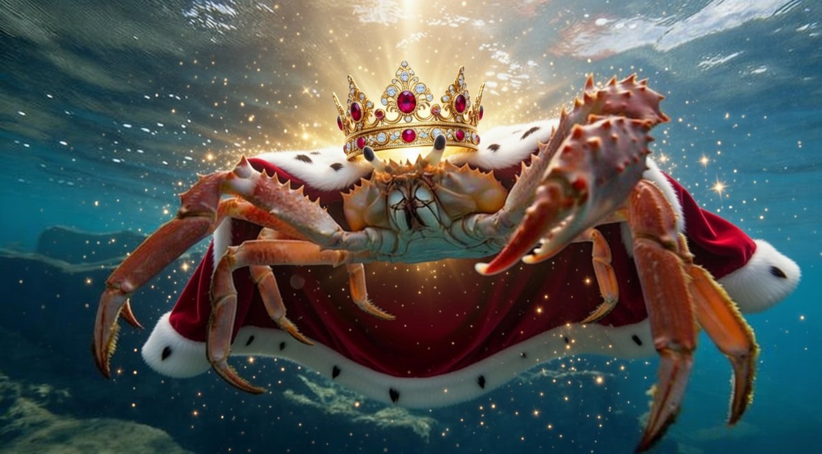 King Crab, the biggest, and most royal creature of all.
The King of all Crabs. 👑🦀

LIVE on PUMP|

Using fees for Dex,Boosts, and SolTrending

CA: DZfv5sZTRhRngSs2PSCXvtqQXifJDPDU4fywYKrcpump