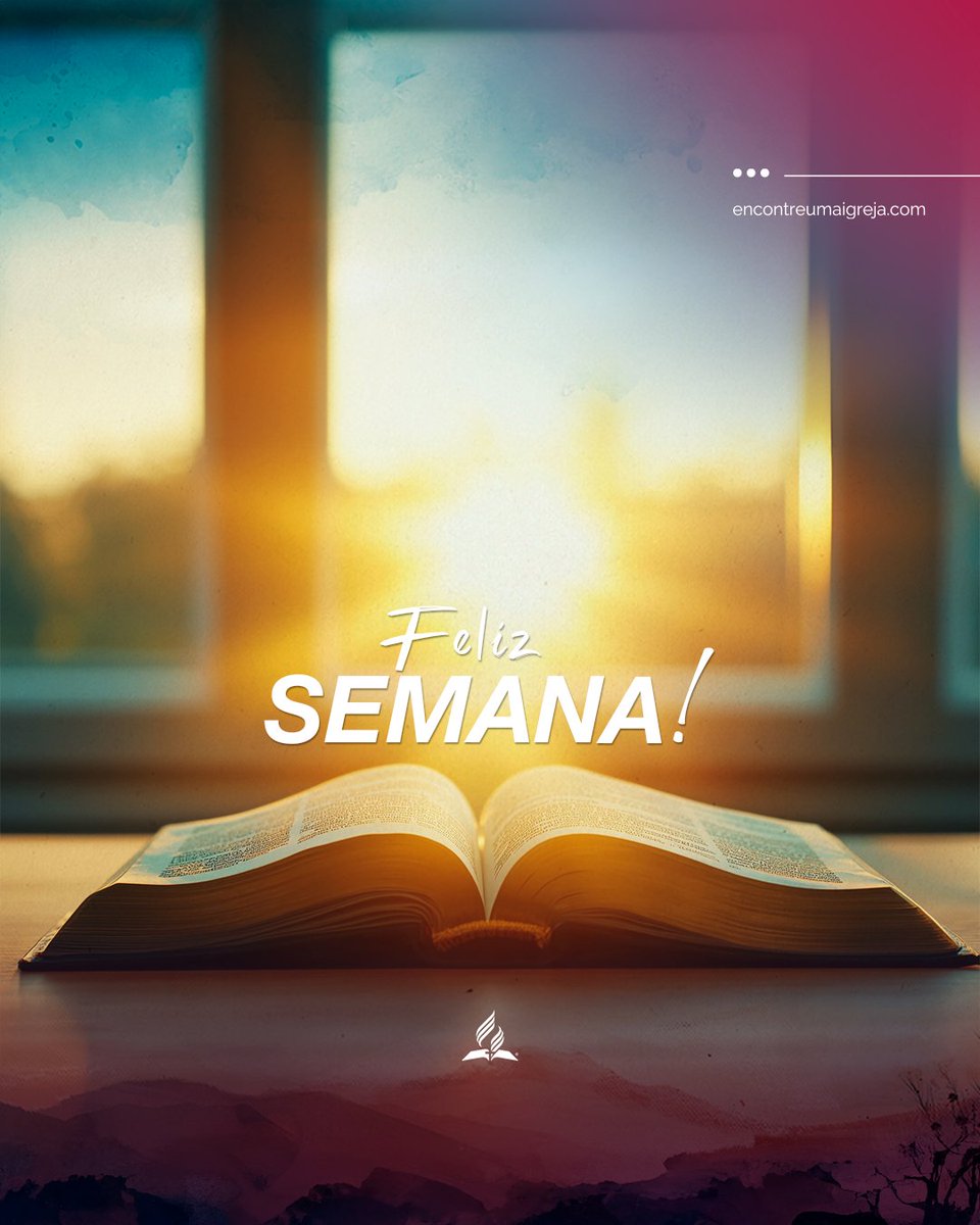 Feliz Semana! 🙌🏻
Que os próximos dias sejam guiados pela paz, pela fé e por pequenos milagres escondidos nos detalhes.
Que você tenha força para os desafios, sabedoria para as decisões e um coração grato mesmo nas coisas simples.

#FelizSemana #adventistassp