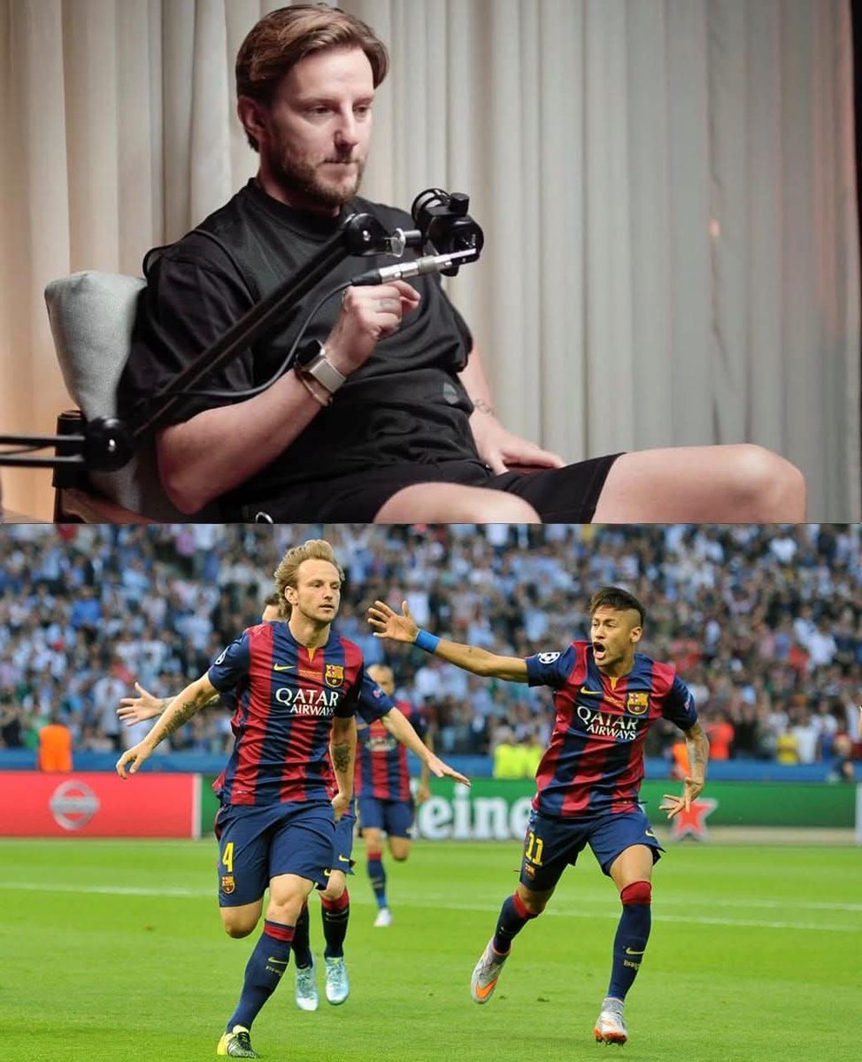 FTBLsection's tweet photo. Ivan Rakitić: "I think we had the best season in the history of the Champions League when we won it in 2015.

We beat the French, English, German and then the Italian champions in the final." https://t.co/n2gLLEU31T