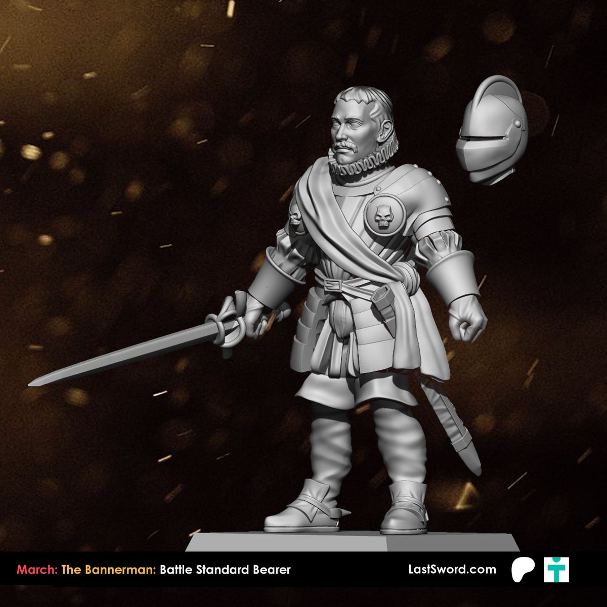 LastSwordMinis's tweet image. (WIP) March Patreon: The Bannerman: BSB
The standard-bearer holds a great honour, but also bears the danger of becoming the centre of attention for the enemies.
loom.ly/9cCwgtY
-
#citiesofsigmar #dogsofwar #the9thage #warhammer #aos #3dprint #dnd #lastswordminiatures
