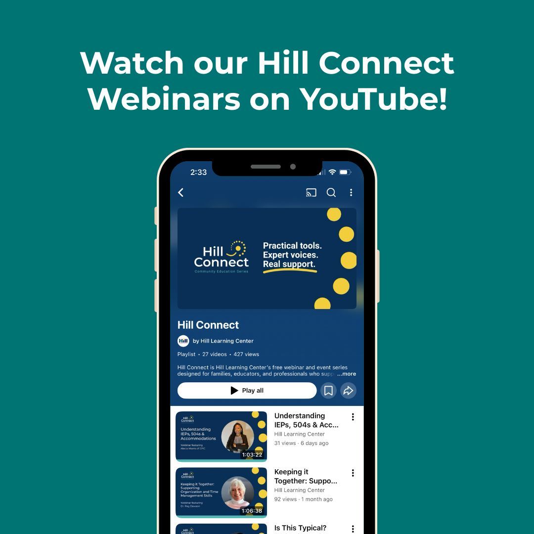 Hill Learning Center tweet media