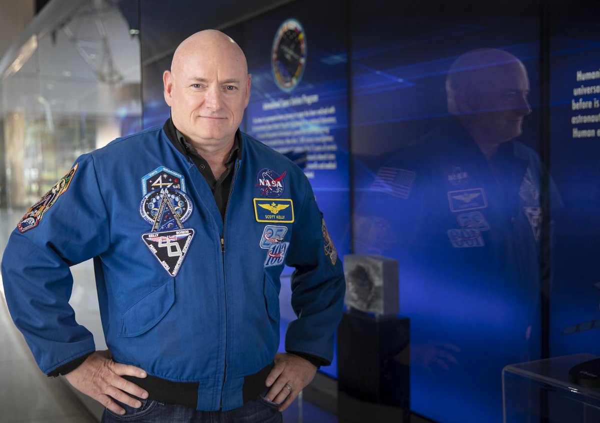 ASE_Astronauts's tweet photo. #HappyBirthday to ASE Life Member @StationCDRKelly, who flew to space four times between 1999 and 2016 (STS-103, STS-118, Soyuz TMA-01M, and Soyuz TMA-16M), including as part of trips and expeditions to the @Space_Station (Expedition 25/26 and Expedition 43/44/45/46)! https://t.co/ogZ4cSs6bJ
