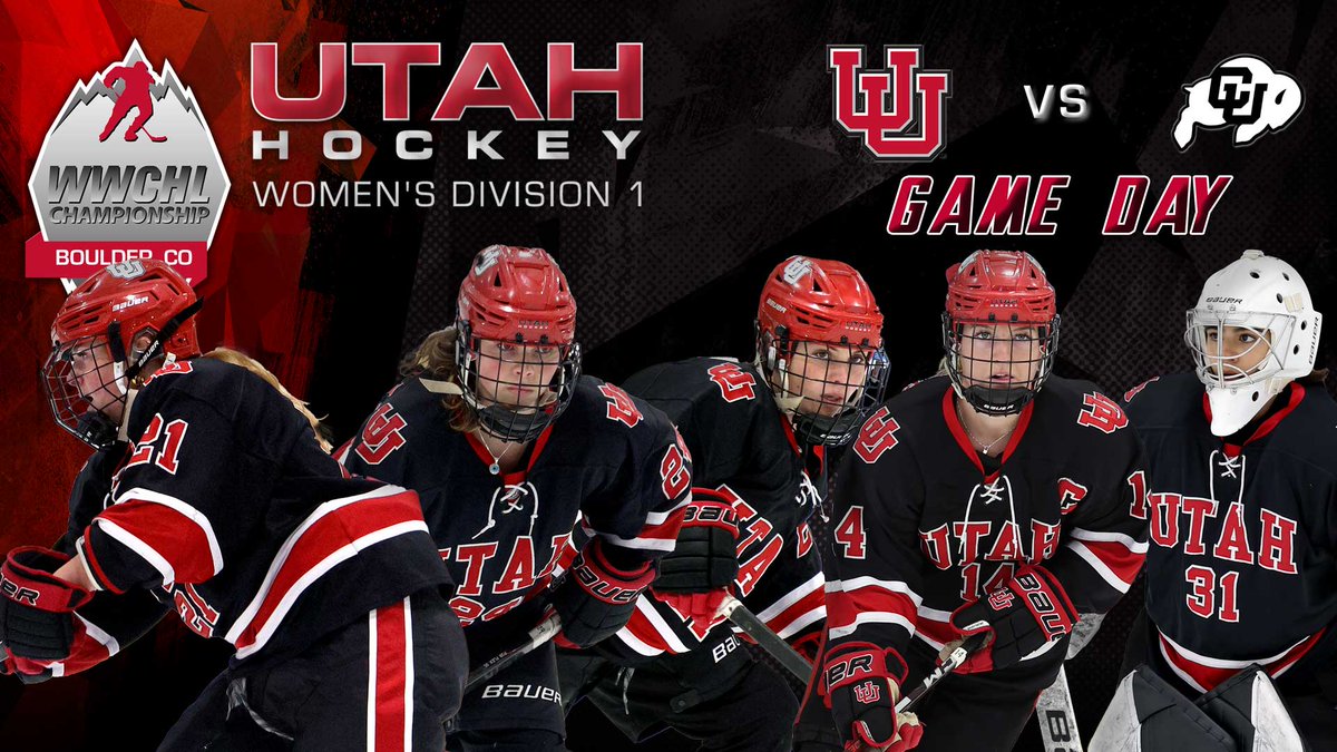 🚨WWCHL Championship Game Alert🚨 #3 Utah W1 quest for the WWCHL Championship continues versus #1 Colorado. Puck drops at 4:30 PM MST. #UtahHockey #GoUtes🏒 #Rivals

📺 ow.ly/F25p50YjnQu