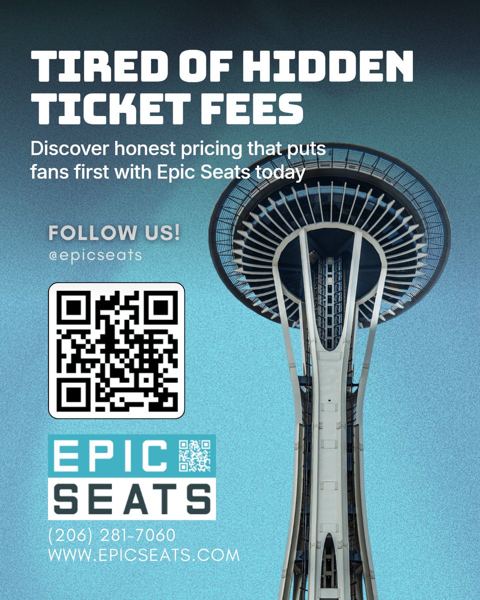 Tired of surprise fees when buying tickets? Epic Seats is changing the game for Seattle sports fans with fair fees and a customer-first approach. Say goodbye to hidden charges and hello to honest pricing. Ready for a better way to score your seats?