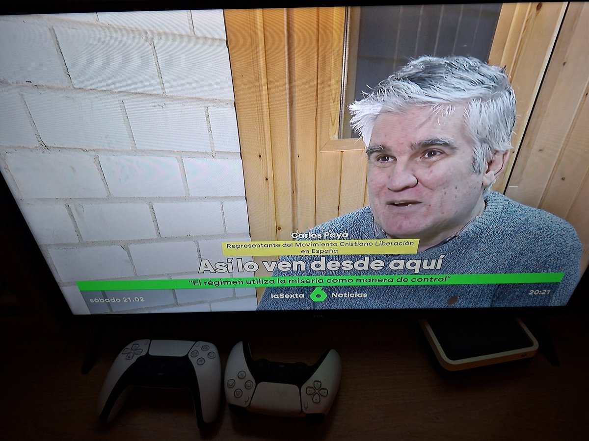 21/02/ 2026. Carlos Payá, repte en España del MCL en   La sexta noticias
"El regimen utiliza la miseria como medio de control"
"En los hospitales la gente tiene que llevar hasta las sabanas y bombillas"
"Los Estados Unidos no  son la causa ni la solucion a los problemas de Cuba"