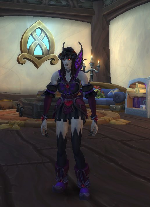 Me Vs my main! 🦇🖤