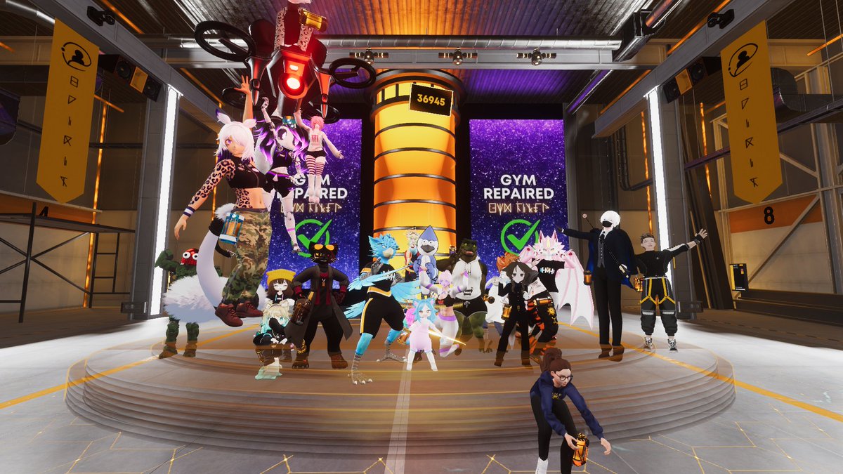 The Mighty Gym - VR Fitness World tweet media