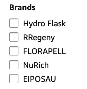 these are some of my favorite brands