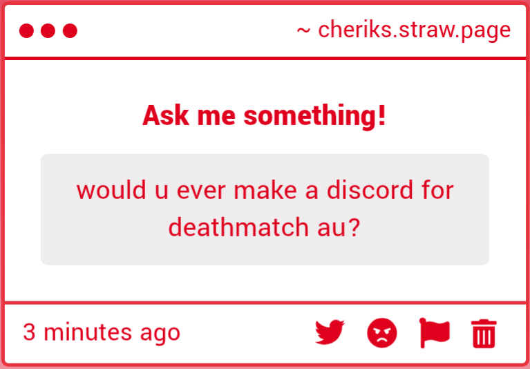 Maybe? I haven't really thought about it but if people are interested in that I'm willing to! I don't know if it'd just be for deathmatch though, for now though I think everyone should join my Sweet Prince jake jayingeehotpots discord server because it's awesome