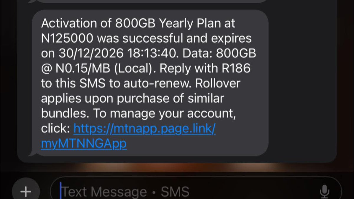 Oh wow, guys, this one weak me! I was just tryna buy ₦1,200 data, but I mistakenly typed ₦120,000 instead my head no dey there at all. Then suddenly this pop-up message appears asking if I want to subscribe to the 800GB yearly plan for ₦120k. I wasn't even paying attention,