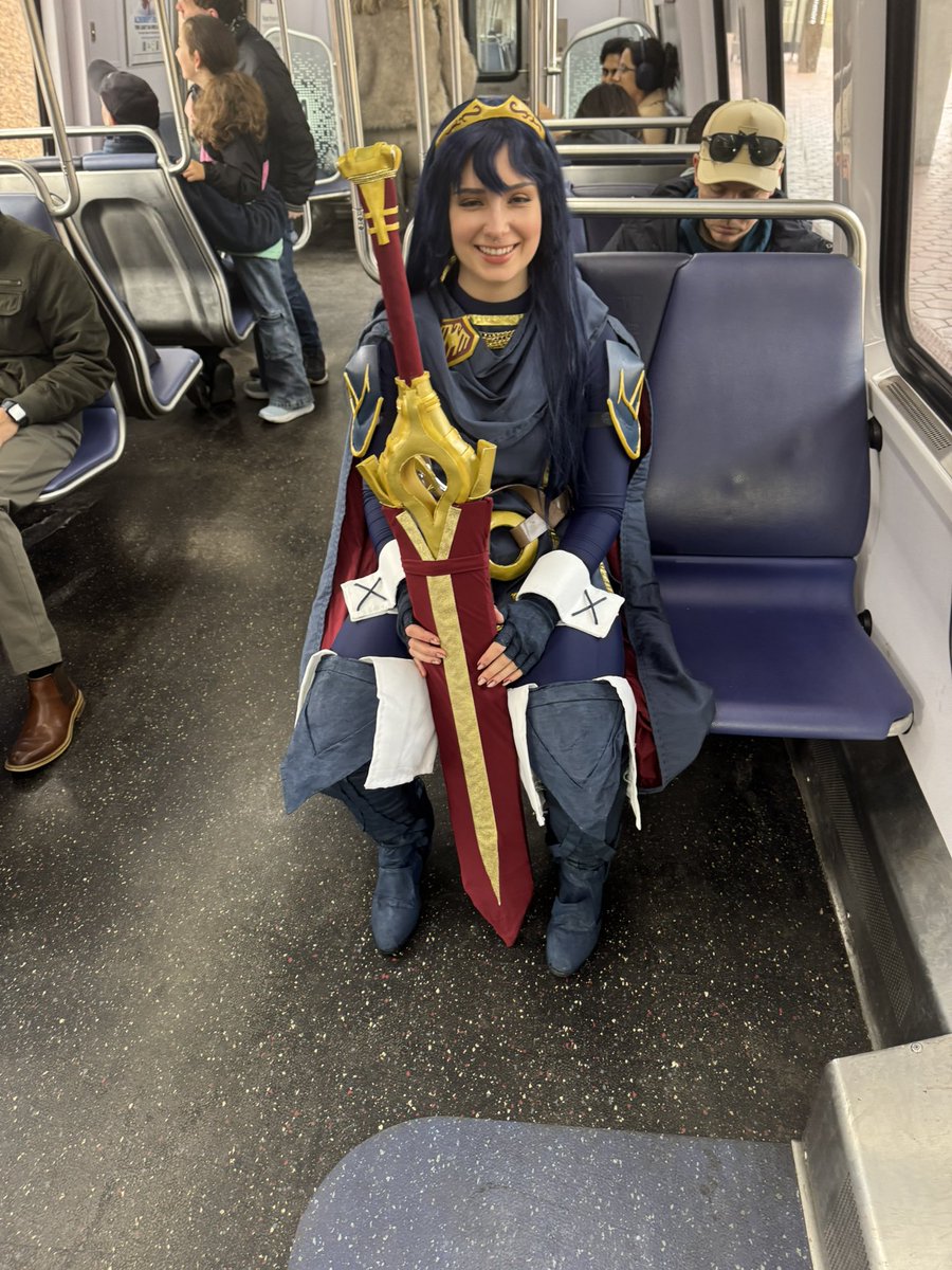 Lucinas a big fan of public transport