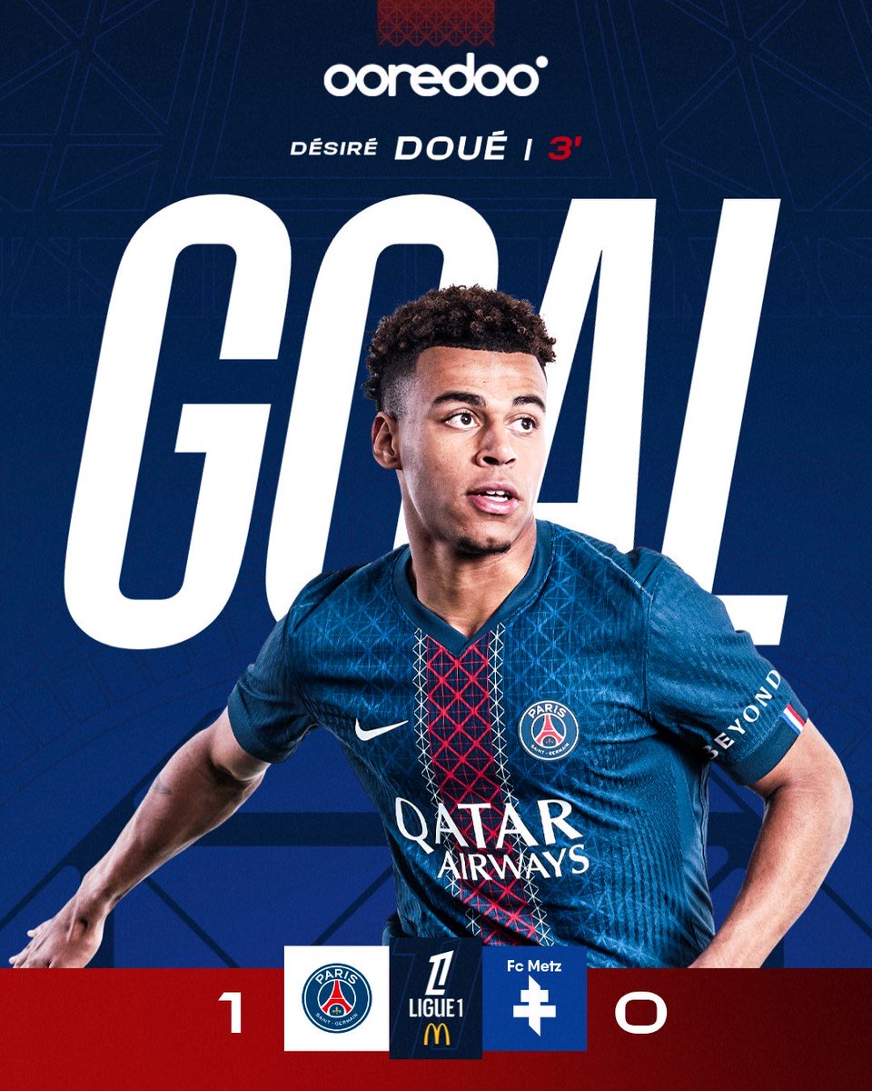 ⏱️ 3' - YESSSSSS! Only 3 minutes into the game and our Parisians