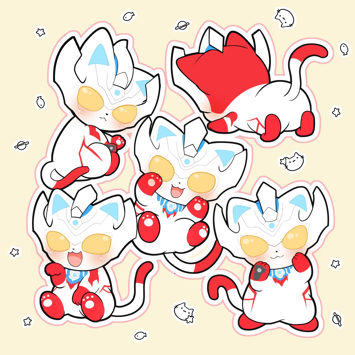 猫の日 🐱 タイガにゃんにゃん

#ウルトラマンタイガ #猫の日