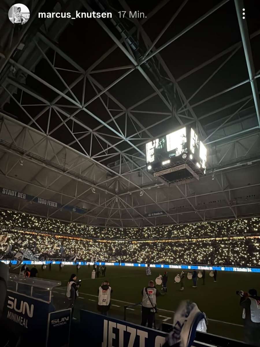 Knutsen ist heute im Stadion.