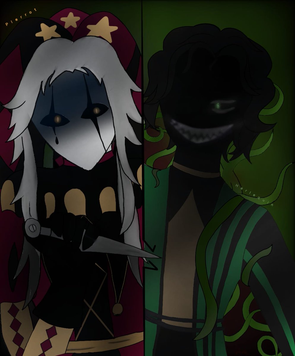 Annyfnaf's tweet photo. Shoo #thefreakcircus #pierrottfc #harlequintfc https://t.co/ebthnXQUxF