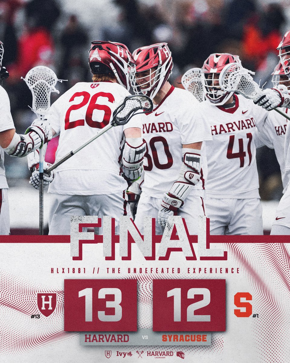 Harvard Men's Lacrosse tweet media