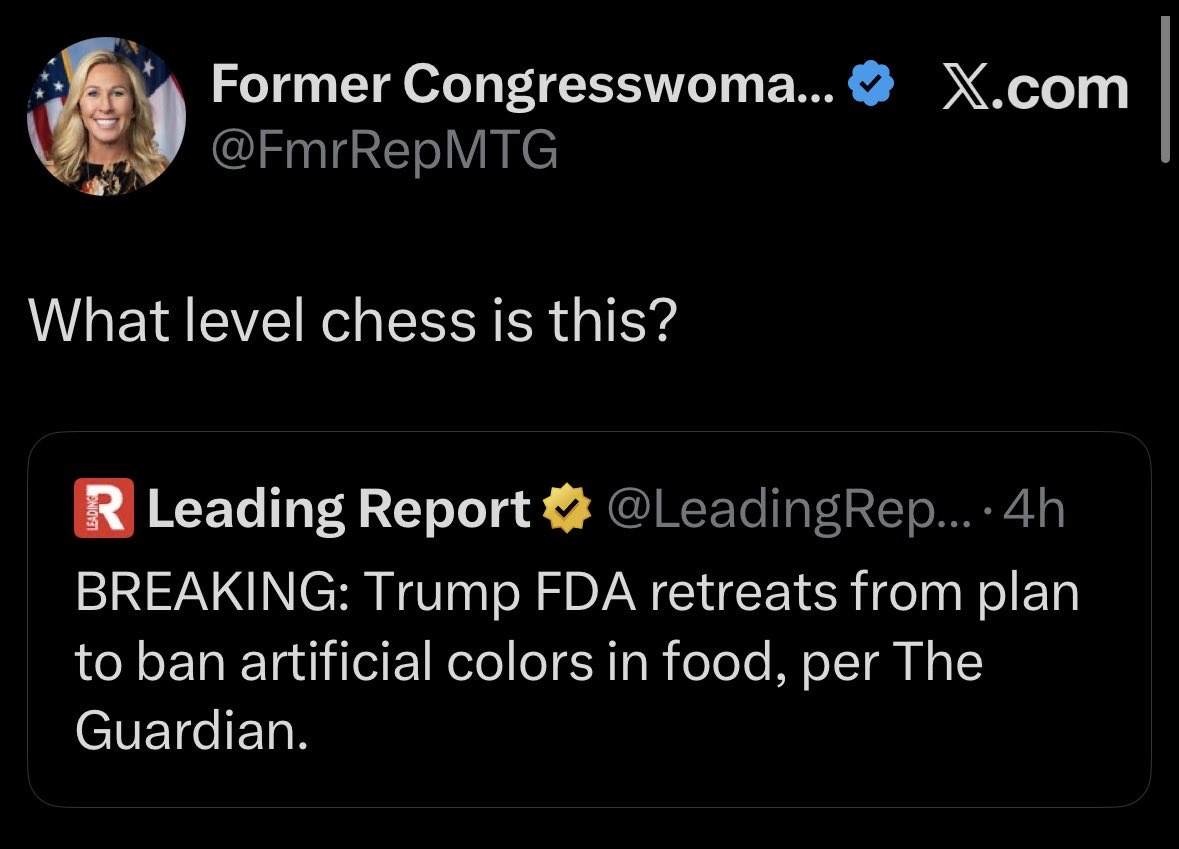 I can't believe I just liked a tweet from Marjorie Taylor Greene. but here we are.