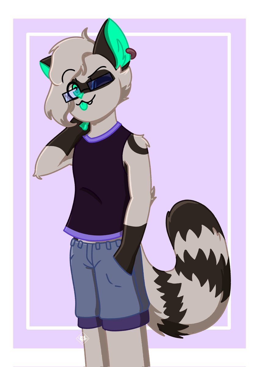 Racoon boi (Old drawing)