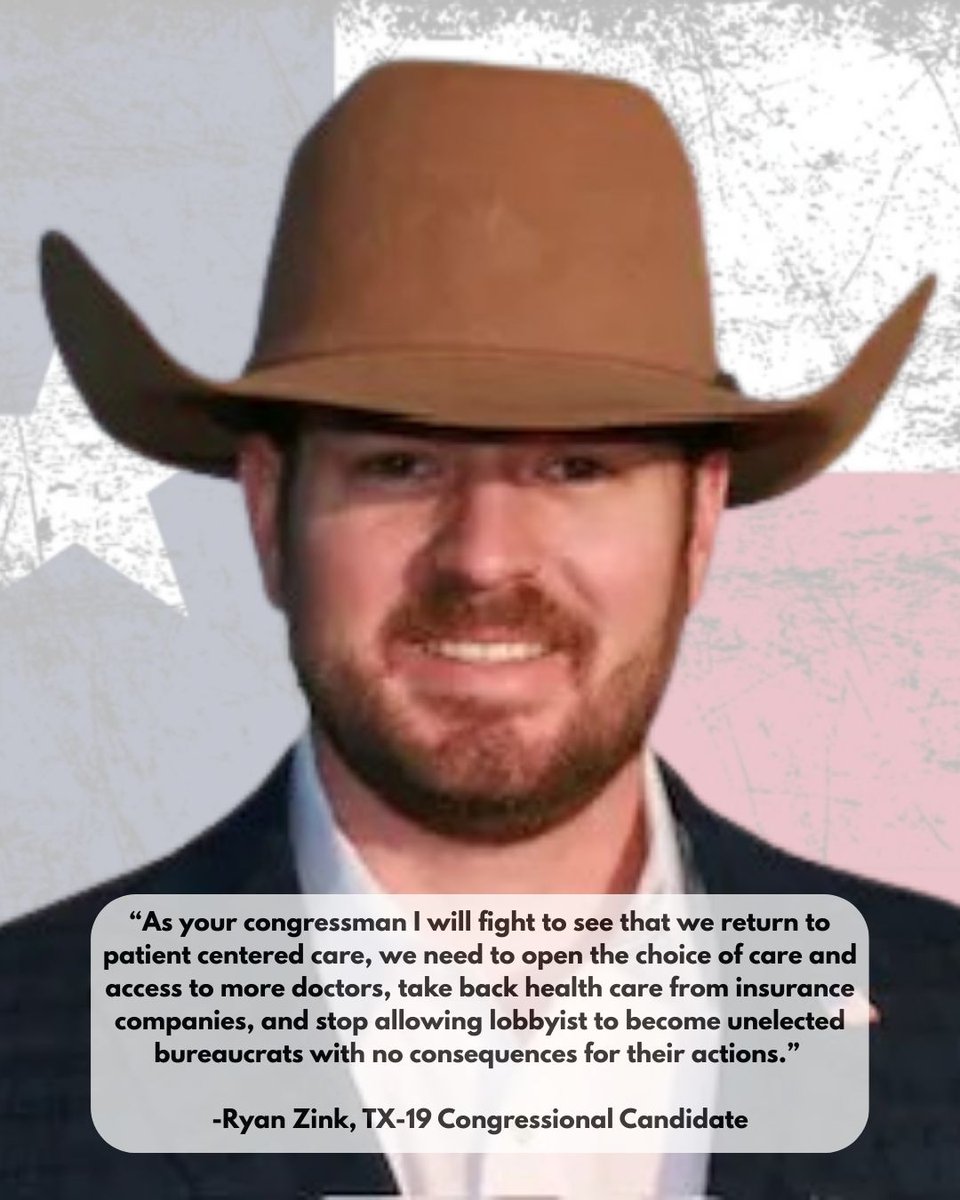 Thank you to TX-19 congressional candidate Ryan Zink for signing our pledge to stop the Covid shots and refuse donations from pharmaceutical companies.  

Follow <a href="/RyanZ4Congress/">Ryan Zink for Congress TX-19</a> and visit ryanzink.vote for a brighter future in Texas.