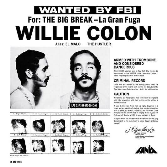 felipemaia's tweet image. Willie Colon foi o maior gangsta da salsa. É preciso entender que nos anos 70 a salsa era a música de comunidades marginalizadas, negros e latinos que moravam nos piores bairros de NY. Cólon abraçou essa ideia e triunfou em cima dela. El Malo!