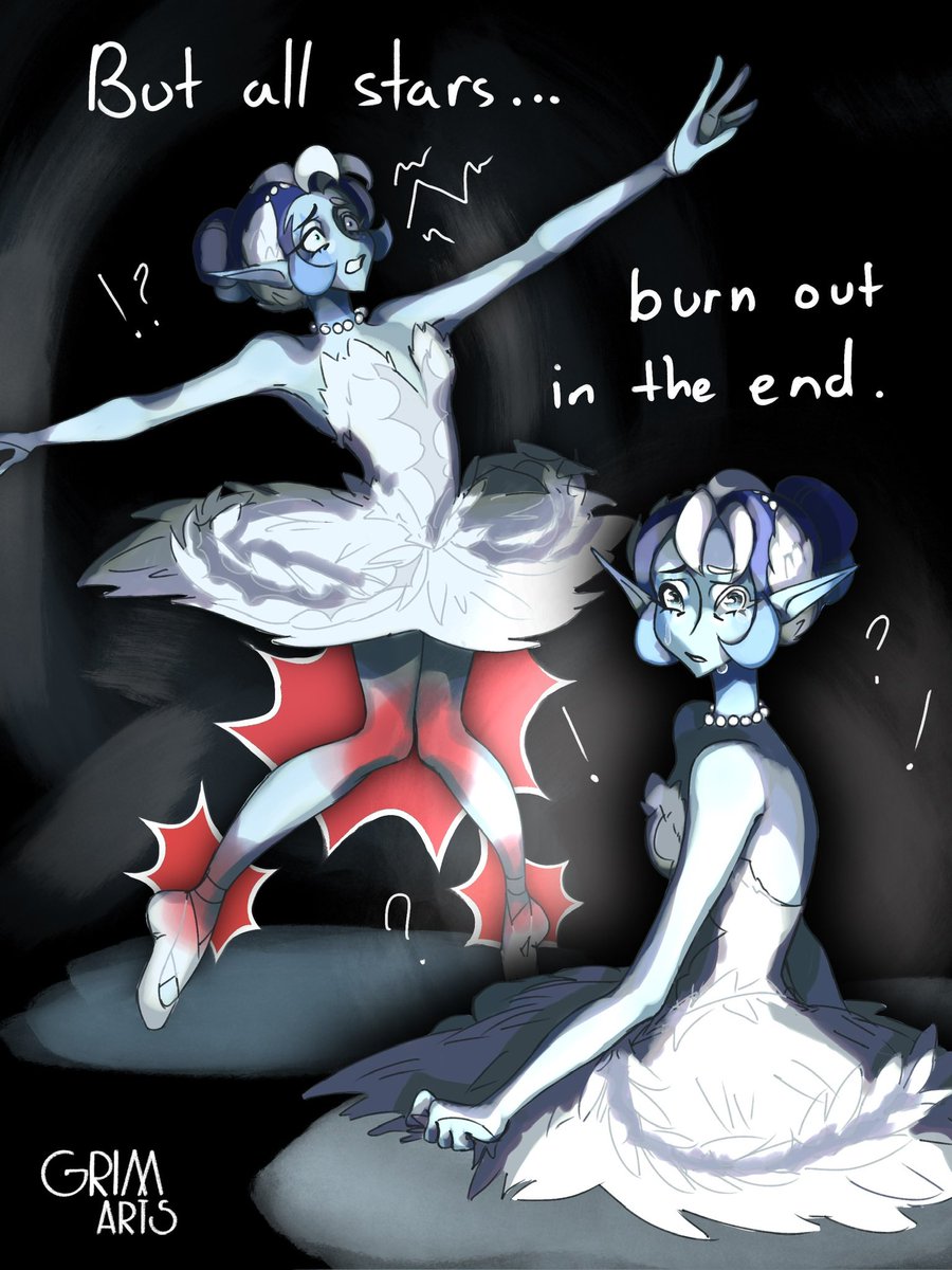 Page of a mini comic I’m working on for my #sdvnswanlakeau, I’m loving her old white swan fit
#shadowmilkcookie #crk