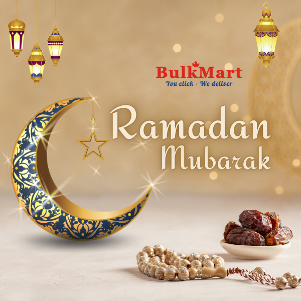 BulkmartCanada's tweet photo. 🌙 Ramadan Mubarak from BulkMart! 🌙
Wishing you and your family a blessed month filled with peace, reflection, and togetherness.
May your home be filled with joy, your table with abundance, and your heart with gratitude. ✨ https://t.co/nCn2equRQw