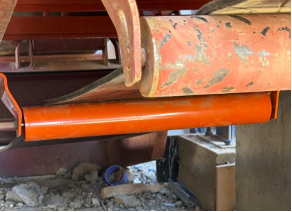 aurynmining's tweet photo. Feb 17 - impact rollers continue to be installed, torque application on mill cylinder bolts, water reservoir piping installation, welding of security profiles on coarse ore hopper beams. https://t.co/q1tjcsajXG