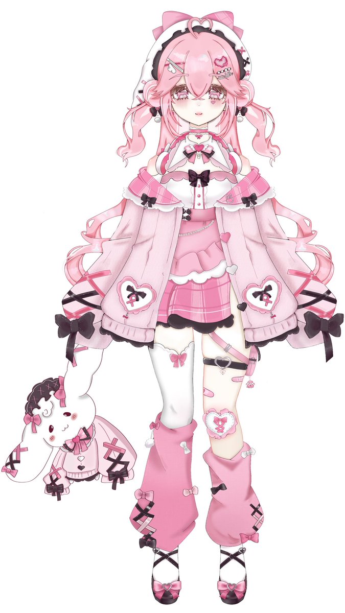 ♡↻ appreciated ! 
Would anyone be interested in a vtuber starter bundle for 1k$ ? 

It would include :
- design/art/rig
- ref sheet
- twitch screens package
- 5 emotes
- 6 twitch panels

Might add more things ( price would increase too ) so comment your ideas and dm me !!