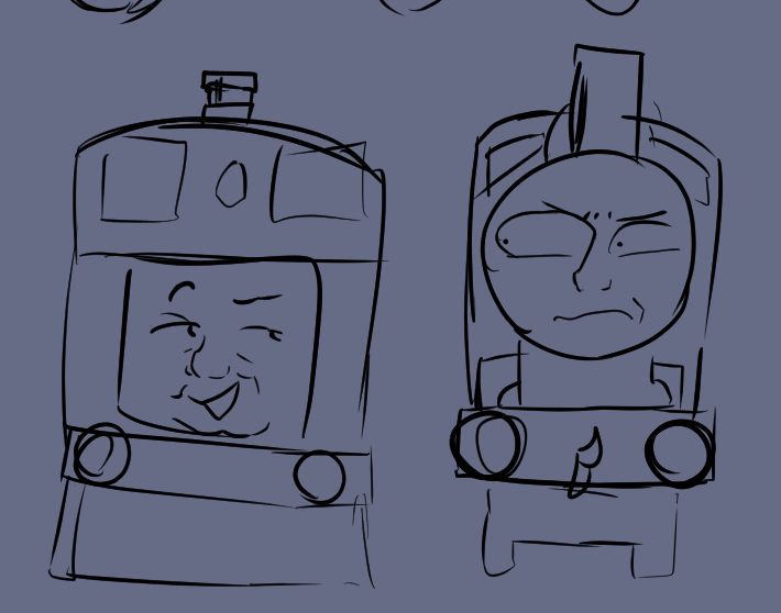 "I heard about the friendship troubles on your branch line Edward."
"oh did you?"
"Yes. Engines our age shouldn't be surprised that sometimes people we like don't like each other. Why, Percy and Thomas squabble enough sometimes that-"
"Toby. Stop calling me old."
