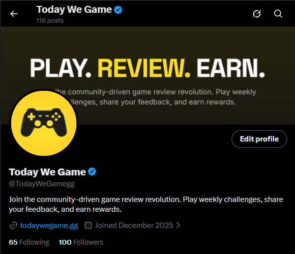 100 followers, but my posts don't get 100 game recommendations...