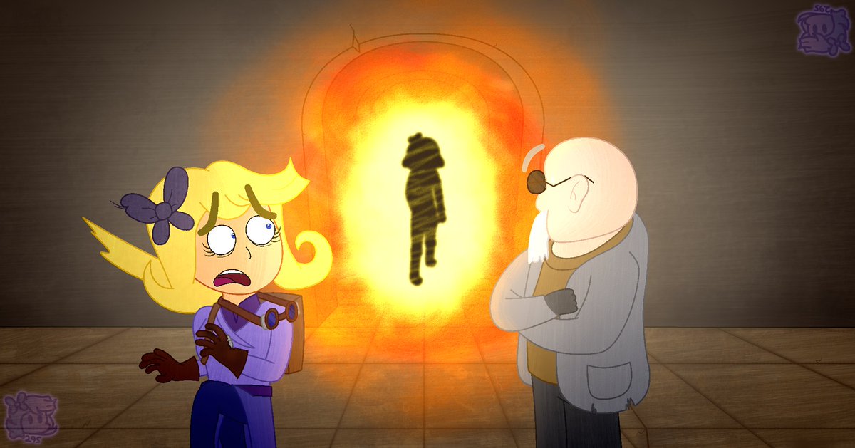 Trying out a new brush for the first time... as well as Urti's first adventure in DnD going... no smoothly...