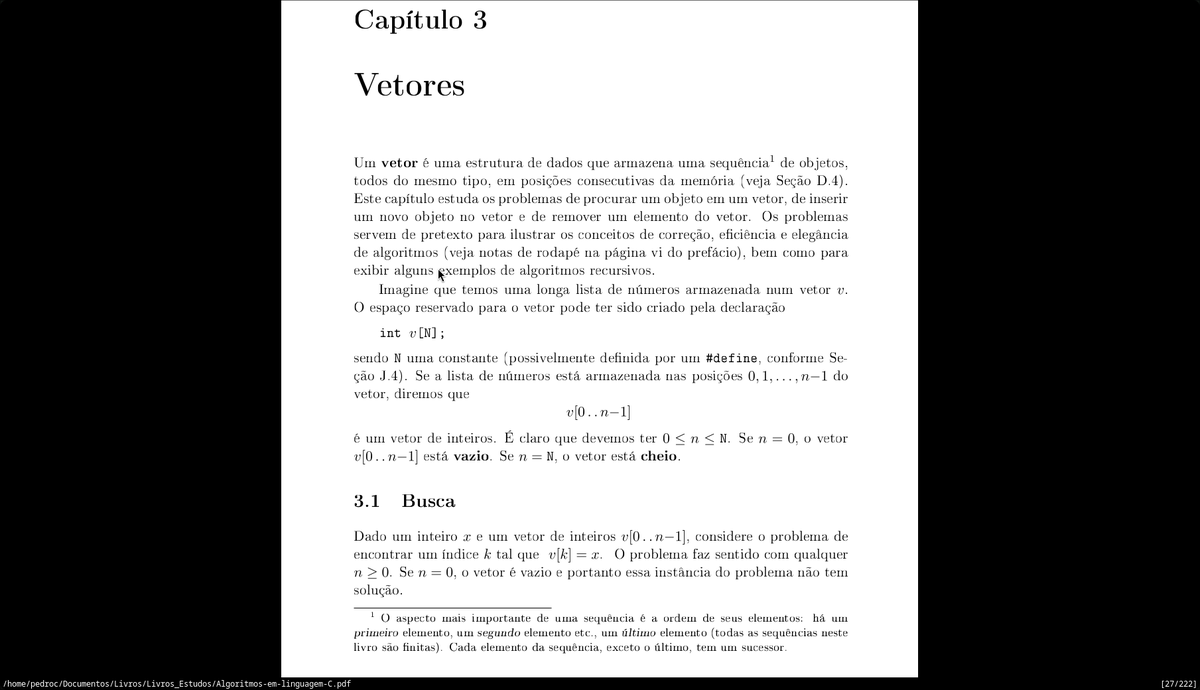 CompiladorDoPC's tweet image. Dia 3:
Mesmo sem internet o estudo não para, ia estudar matemática, mas como tava sem internet continuei com o livro de algoritmos com C.
Ainda bem porque e muito divertido estudar algoritmos com C